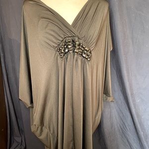 Roaman’s 3x Swim Coverup with bead detailing